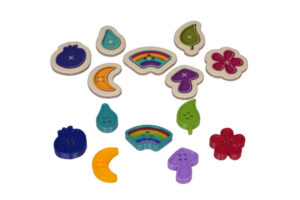 CAL-T-01 Calico Brettspiel Upgrade Token 3D Knöpfe