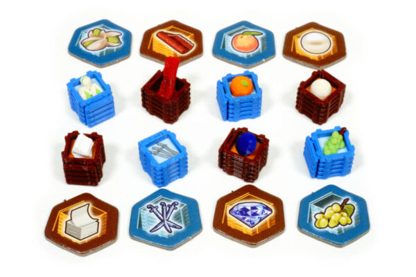 MER-T-01 Merw Brettspiel 3D Ressourcen Token Upgrade