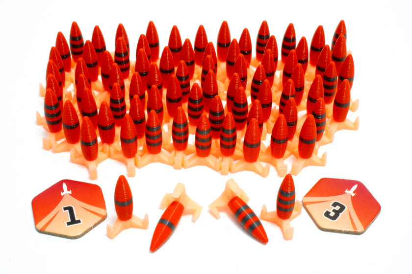 SIK-T-02 Siderische Konfluenz Brettspiel Upgrade Token Raketen Eurohell