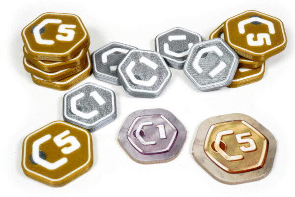 SKY-M-01 Skymines Brettspiel Upgrade Token Münzen