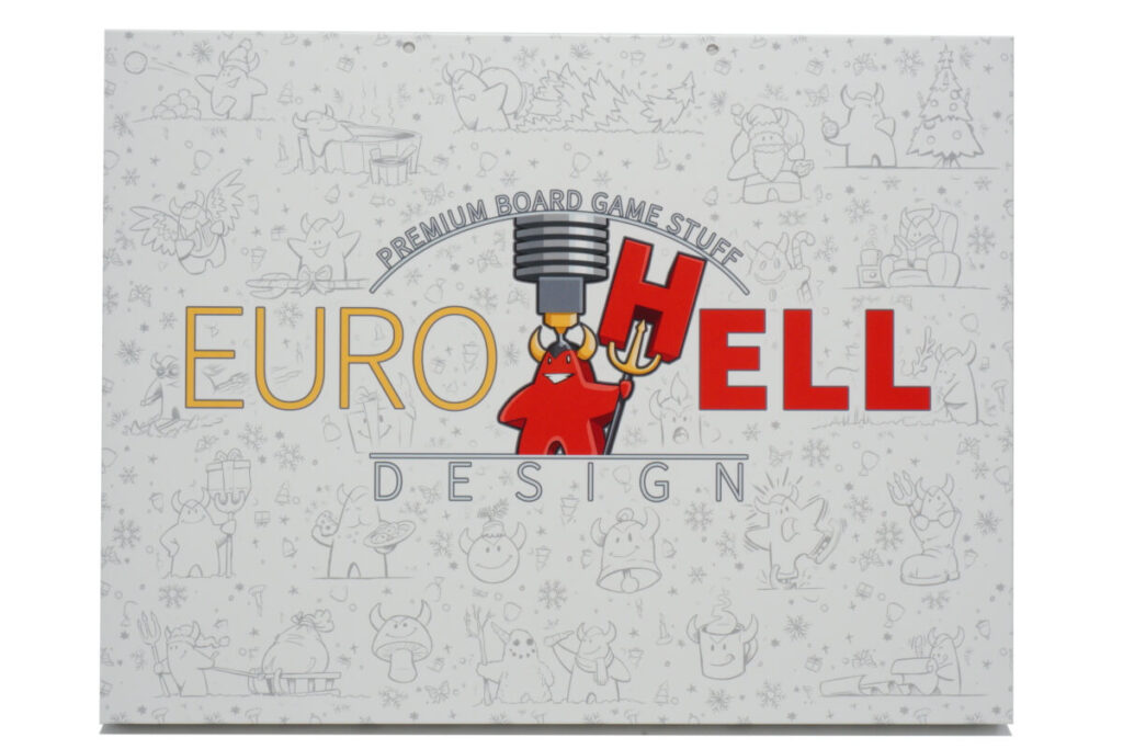 Brettspiel 3d Token Adventskalender Eurohell Design Rückseite