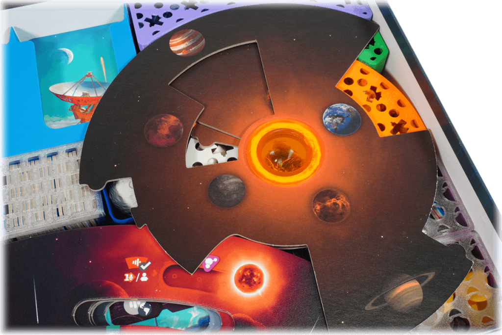 Eurohell Original Insert SETI Brettspiel Spielerboxen Solarsystem