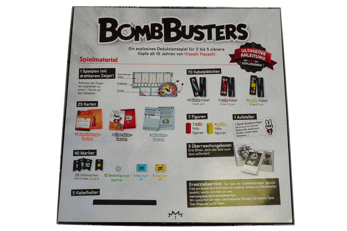 BB-I-01 Inlay Bomb Busters Eurohell Brettspiel 5