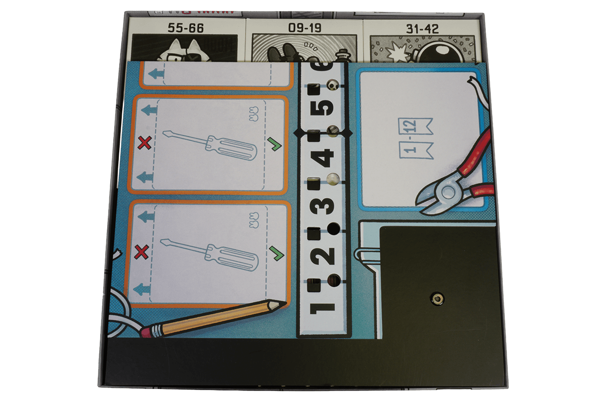 BB-I-01 Sortierhilfe Bomb Busters Eurohell Brettspiel 4