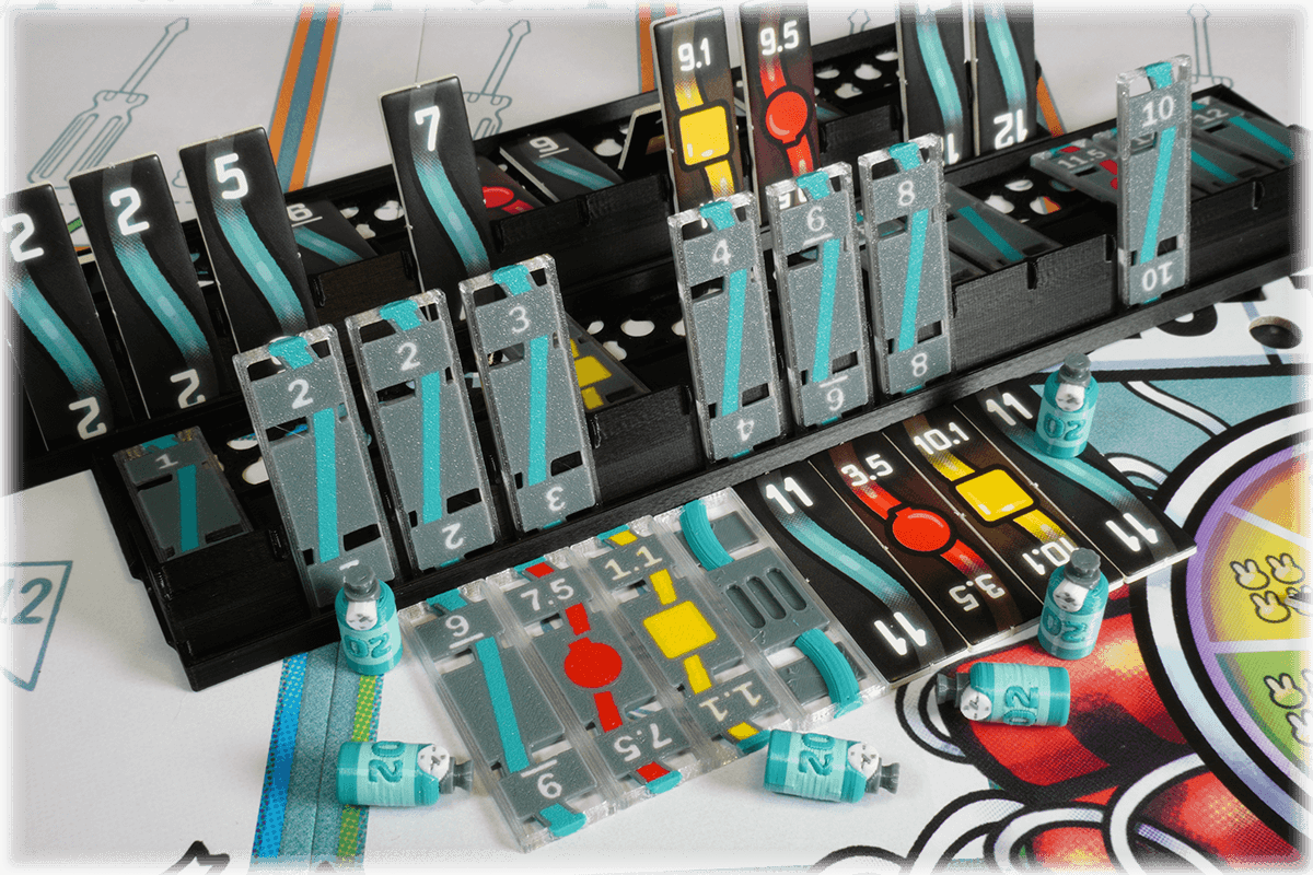 BB-T-02 Token Bomb Busters Brettspiel Eurohell Sauerstoff Flaschen