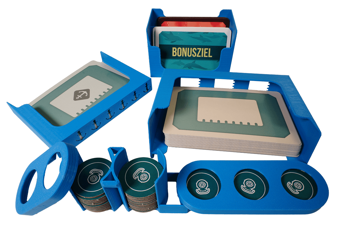 EDS-I-02 Insert Endeavor Tiefsee Erweiterung Eurohell Brettspiel Karten Tauchplättchen