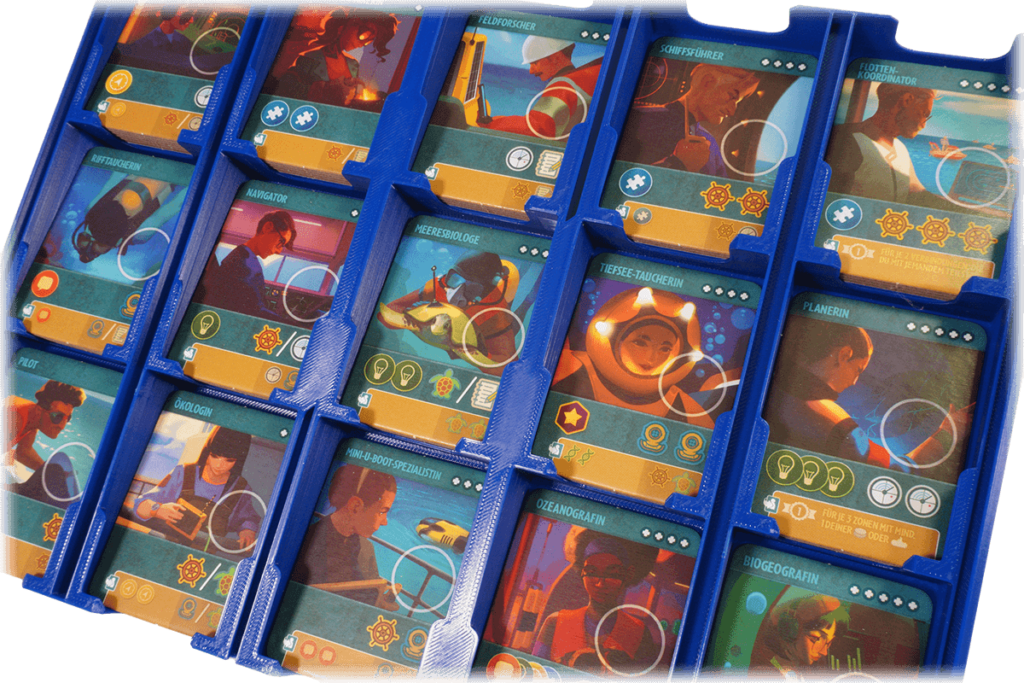 Eurohell Original Insert Endeavor Tiefsee Erweiterung Brettspiel Crewmitglieder Aufsteller