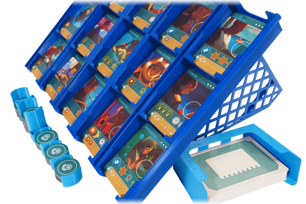 Eurohell Original Insert Endeavor Tiefsee Erweiterung Brettspiel Crewmitglieder Tauchplättchen