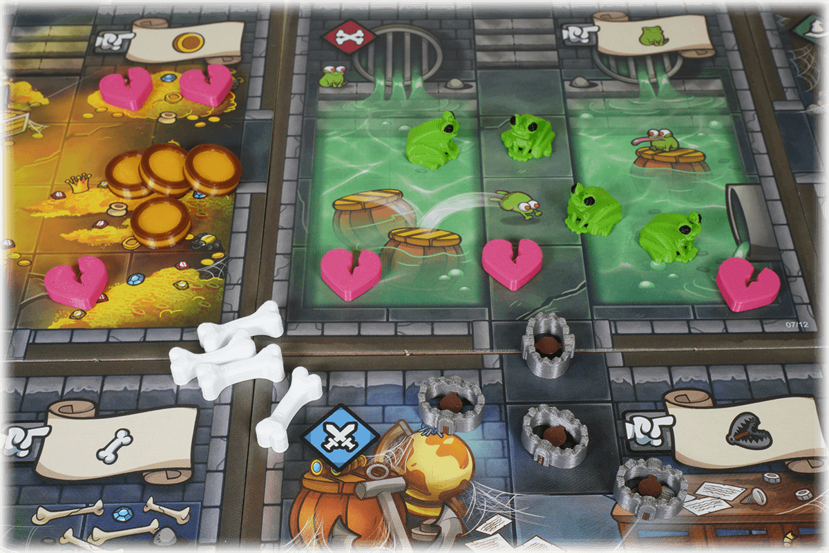 KTHO-T-01 Token Helden müssen draußen bleiben Brettspiel Eurohell Fallen Wunden