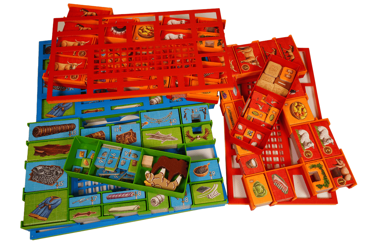 FFO-I-02 Insert Ein Fest für Odin Eurohell Brettspiel Plättchen