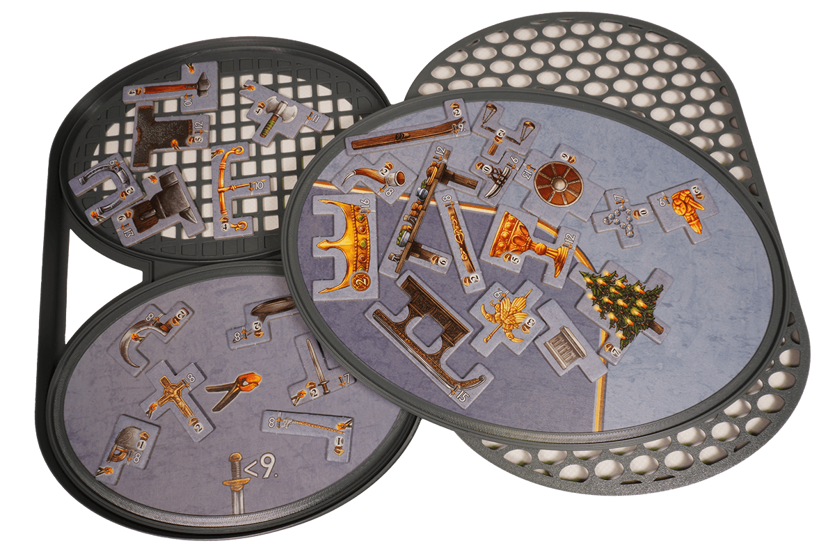 FFO-I-02 Insert Ein Fest für Odin Eurohell Brettspiel Schmiede