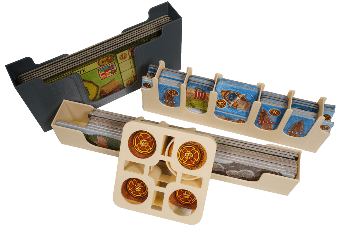 FFO-I-02 Insert Ein Fest für Odin Eurohell Brettspiel Setup