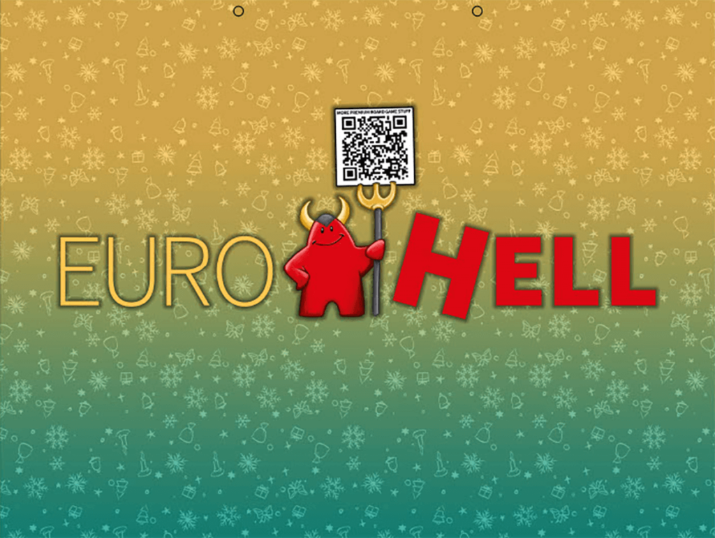 Eurohell Adventskalender 3D Token Brettspiel 2025 Rückseite