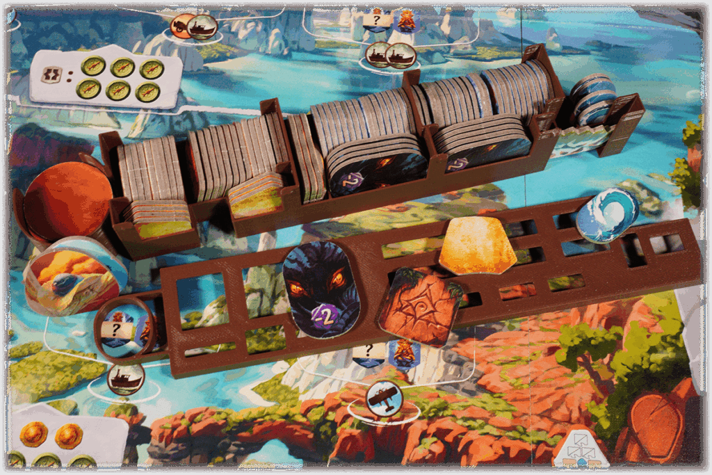 Eurohell Original Insert Arnak 3 Erweiterungen Brettspiel Plättchen