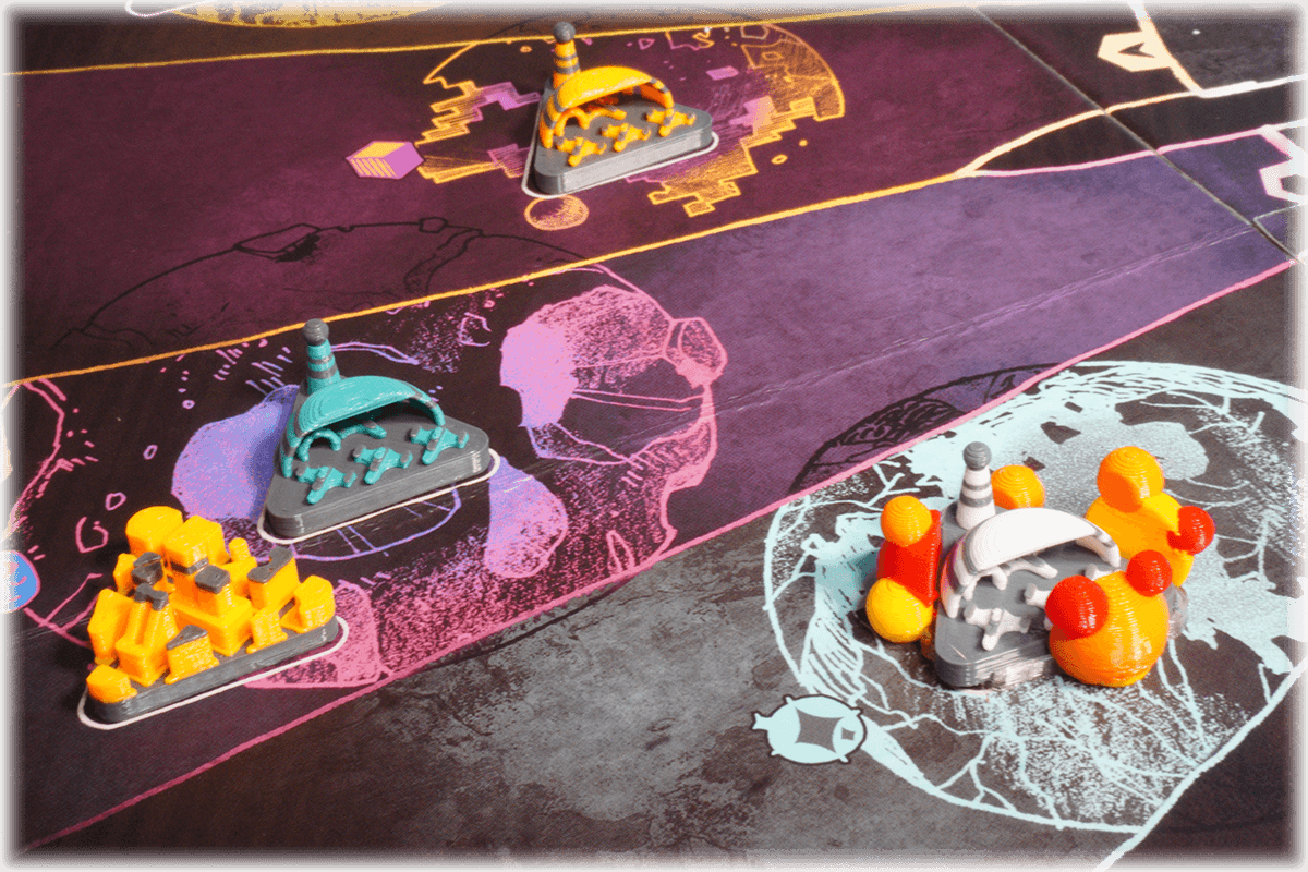 ARC-T-01 Token Arcs Brettspiel Eurohell Raumhäfen Städte