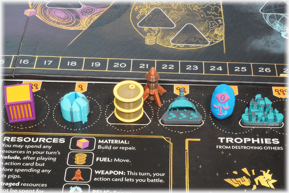 ARC-T-01 Token Arcs Brettspiel Eurohell Ressourcen