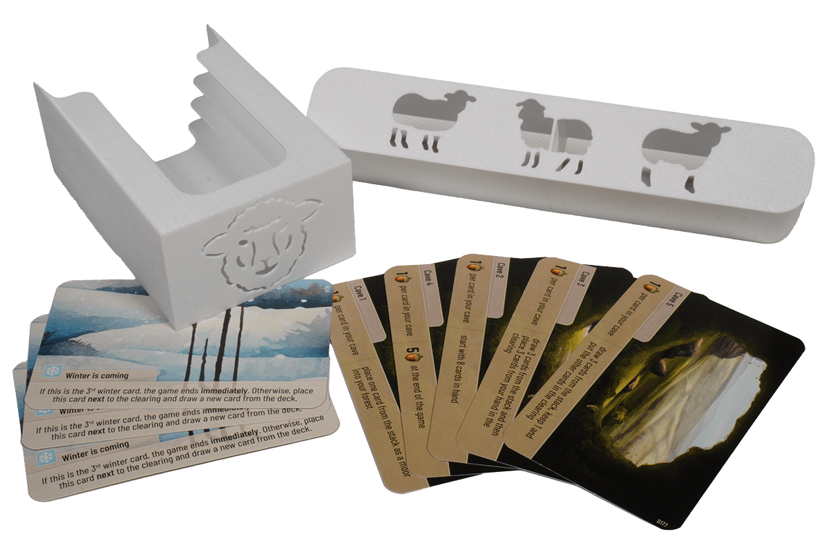 FSD-I-01 Insert Mischwald Dartmoor Eurohell Brettspiel Karten Winter