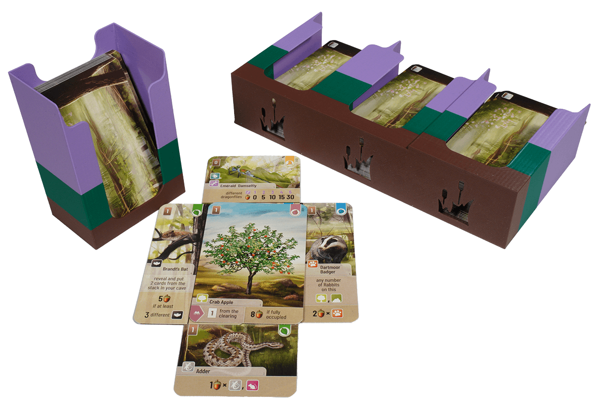 FSD-I-01 Insert Mischwald Dartmoor Eurohell Brettspiel Karten