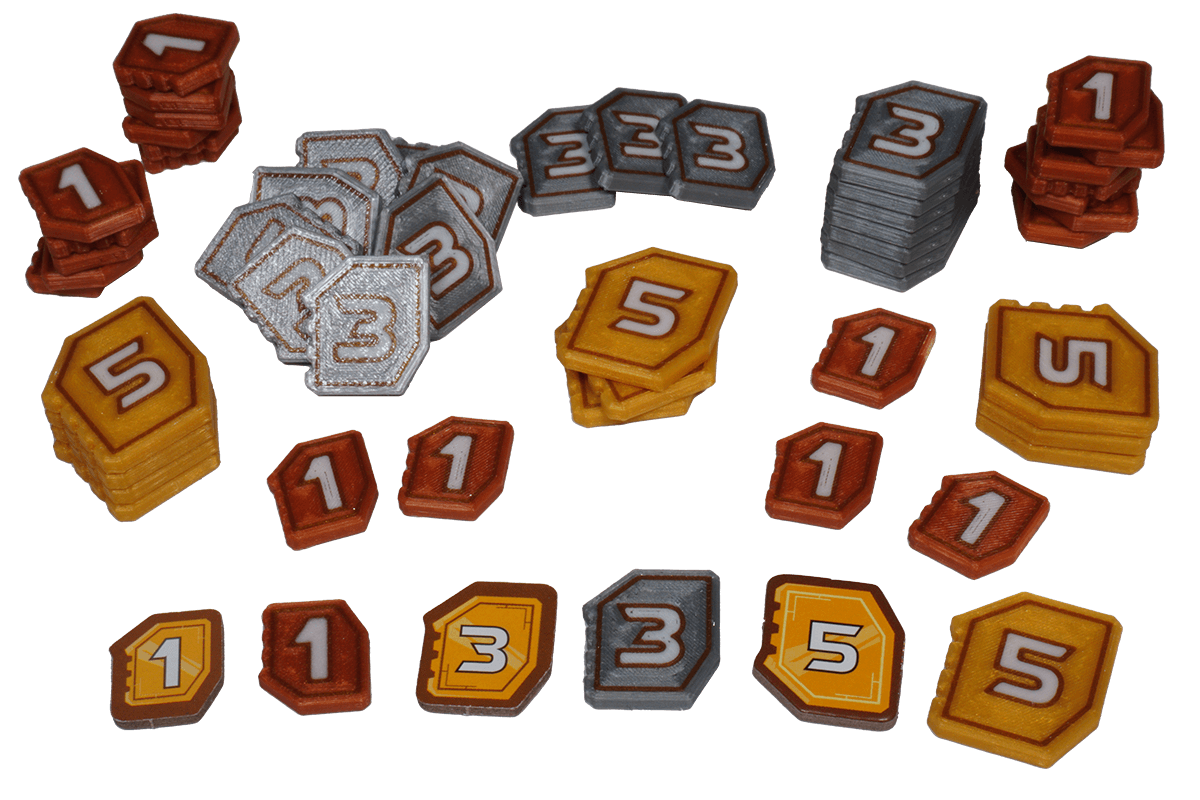 SB-M-01 Token Mondbasis Shackleton Brettspiel Eurohell Design Credits