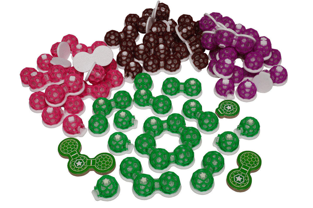 SB-T-01 Token Mondbasis Shackleton Brettspiel Eurohell Design Strukturen