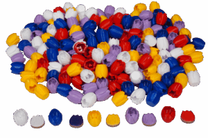 Token Blumenstraße Brettspiel Eurohell Design Tulpen