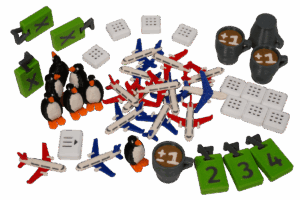 Token Sky Team Brettspiel Eurohell Design Schalter Figuren