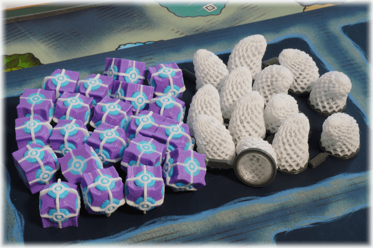 WOC-T-01 Token Wundersame Wesen Brettspiel Eurohell Kescher, Energie