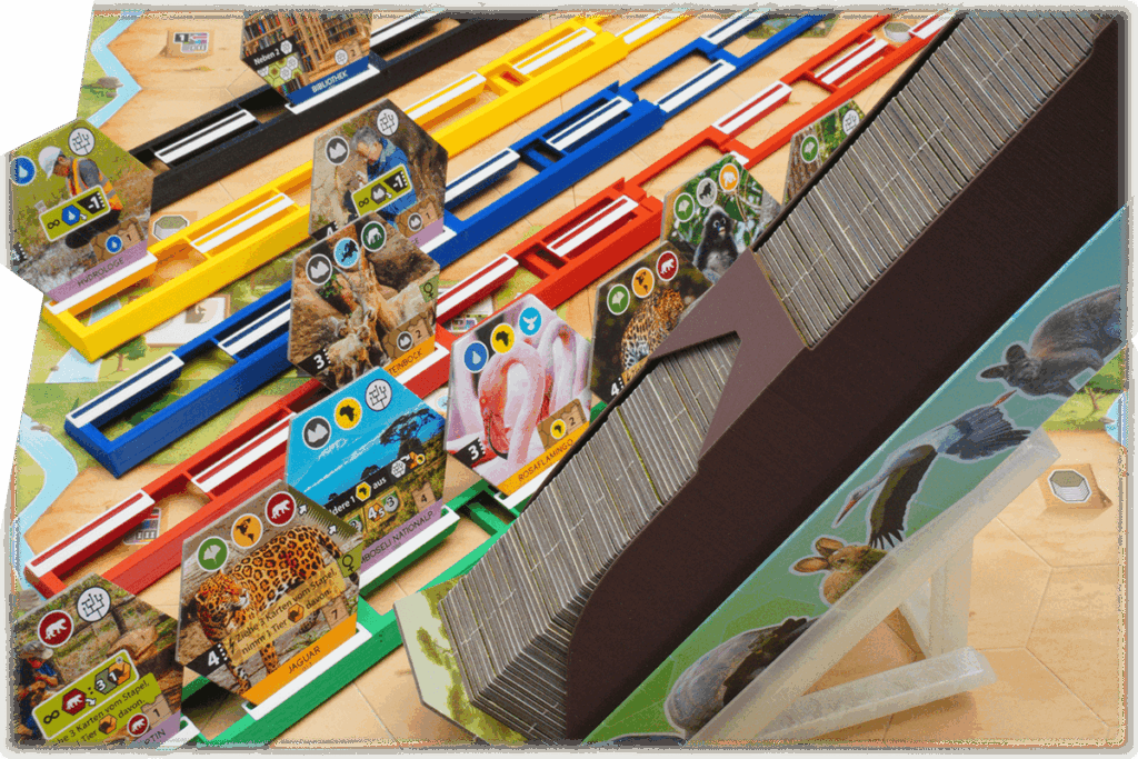 Eurohell Original Insert Artengarten Brettspiel Plättchen Turm