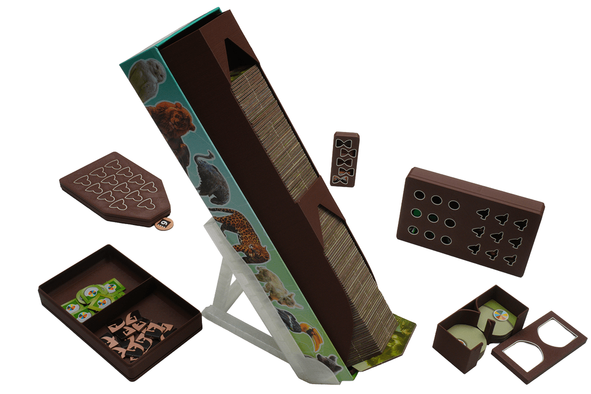 SCT-I-01 Insert Artengarten Eurohell Brettspiel Turm Boxen