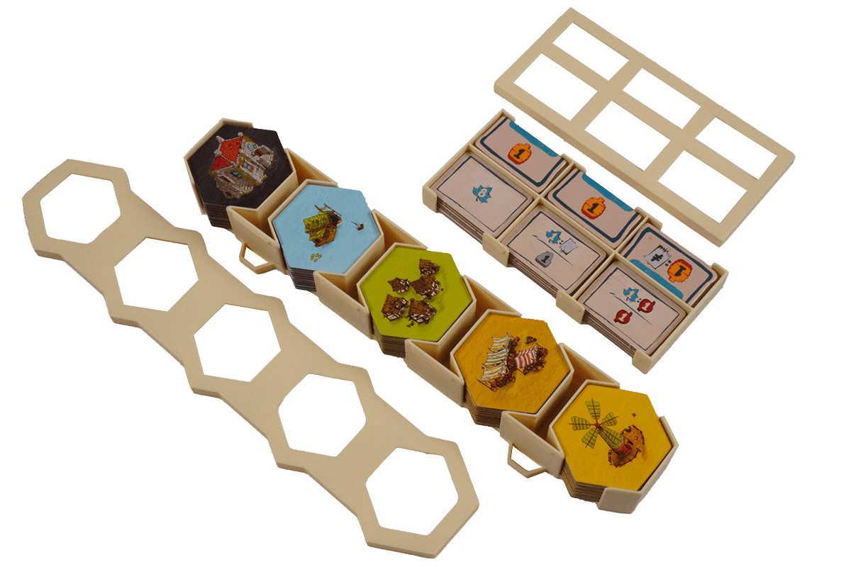 EBL-I-02 Insert Emberleaf Erweiterung Eurohell Brettspiel Gebäude Trophäen