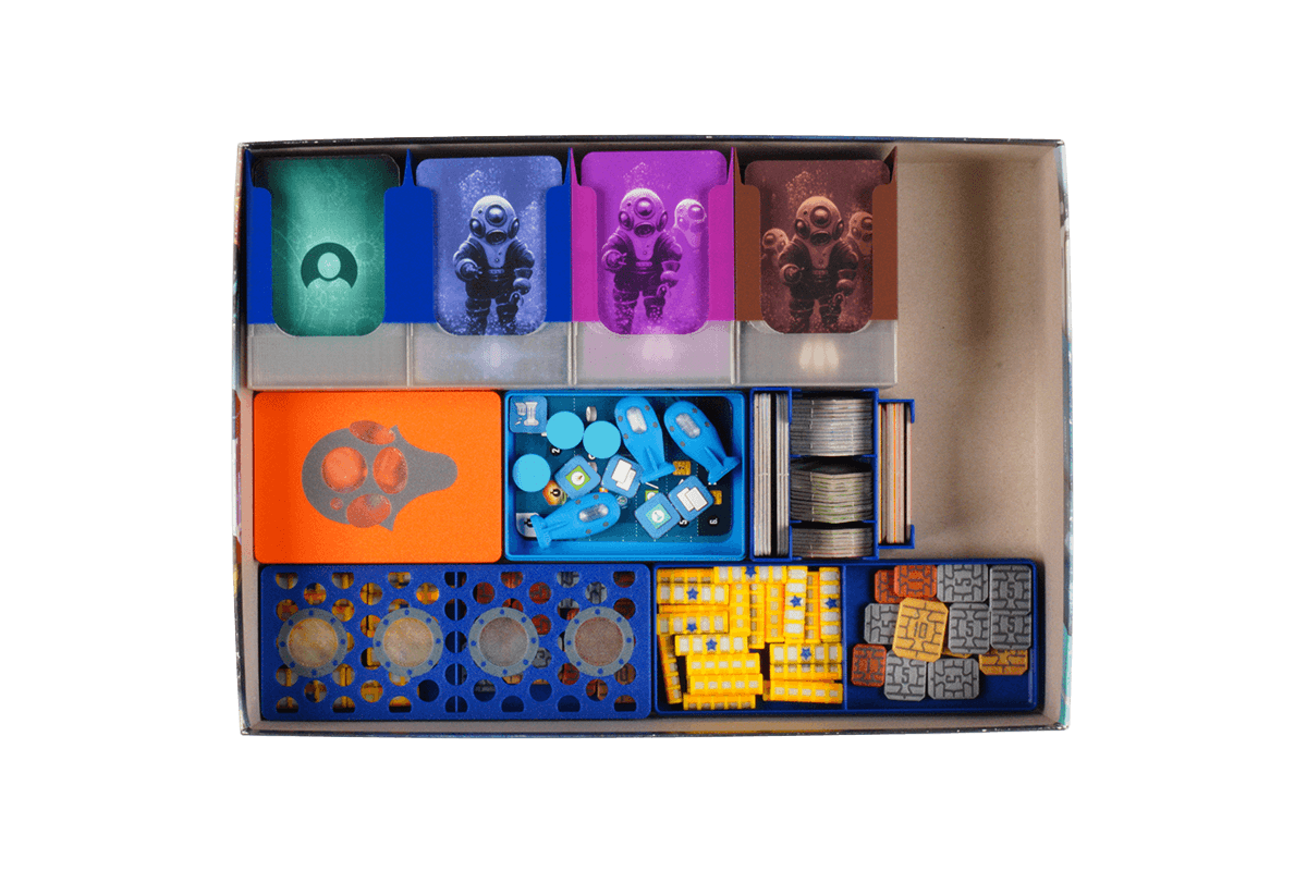 UC-I-04 Insert Undwater Cities Entdeckungen Daten Eurohell Brettspiel 2