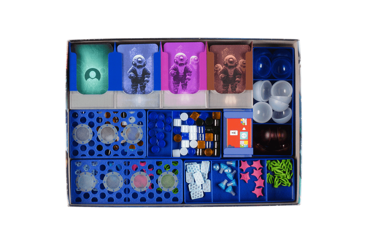 UC-I-04 Insert Undwater Cities Entdeckungen Daten Eurohell Brettspiel 3