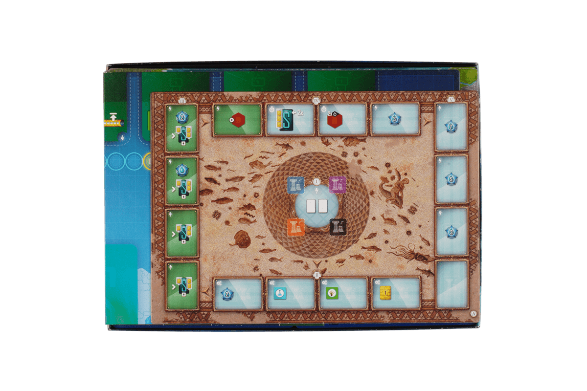 UC-I-04 Insert Undwater Cities Entdeckungen Daten Eurohell Brettspiel 8