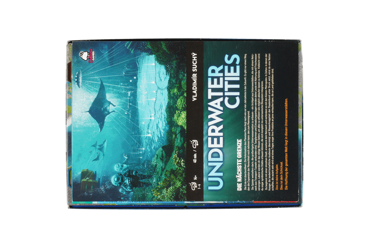 UC-I-04 Insert Undwater Cities Entdeckungen Daten Eurohell Brettspiel 9