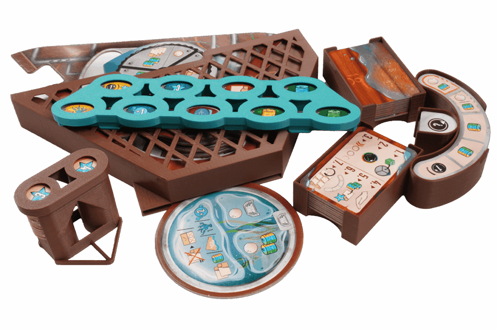 Eurohell Original Insert Aquaria Brettspiel Setup