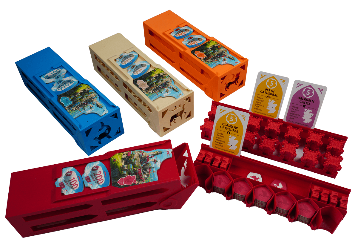 REB-I-01 Insert Rebirth Eurohell Brettspiel Spieler offen