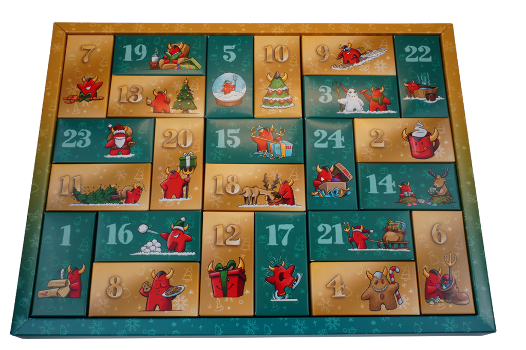 3D Token Brettspiel Adventskalender Eurohell Design vorne