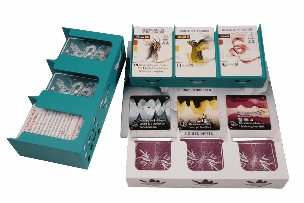 Eurohell Original Insert Schwingenschlag Drachenakademie Brettspiel Karten