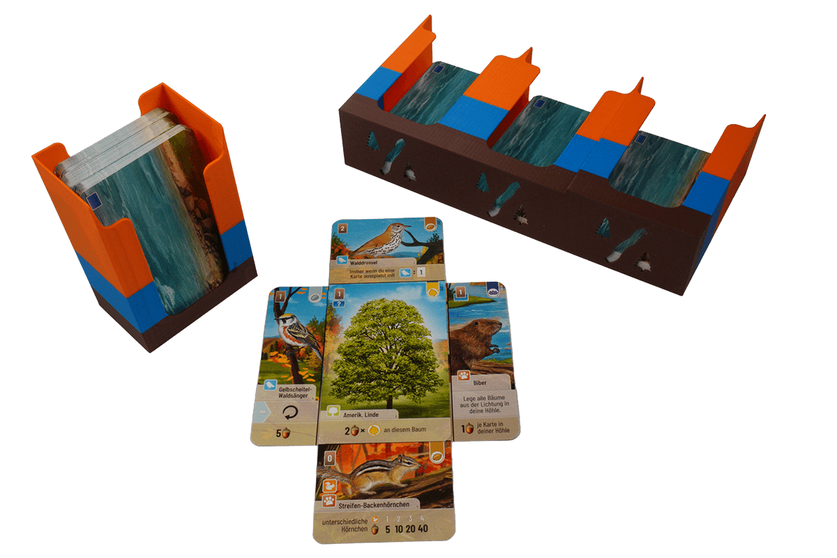 FSSM-I-01 Insert Mischwald Smoky Mountains Eurohell Brettspiel Karten bunt