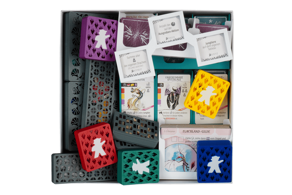 Insert Schwingenschlag Drachenakademie Eurohell Design Brettspiel