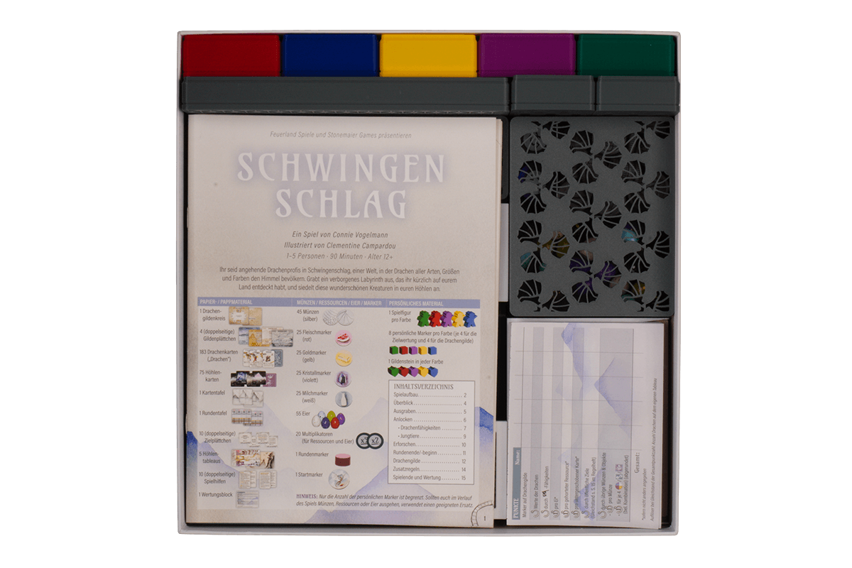 WYS-I-02 Insert Schwingenschlag Drachenakademie Eurohell Brettspiel 6