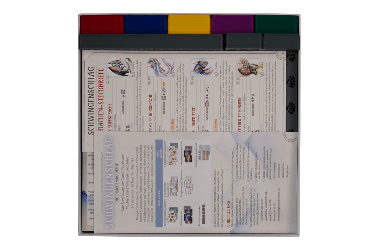 WYS-I-02 Insert Schwingenschlag Drachenakademie Eurohell Brettspiel 6